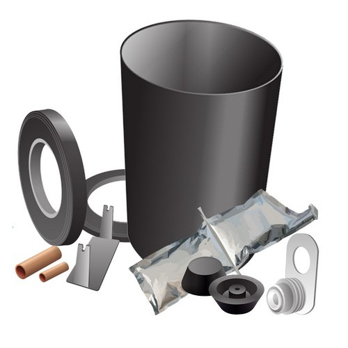 Комплект изоляции стыков в полиэтиленовой оболочке КЗС(т) 76х140х500 мм ГОСТ 30732-2020