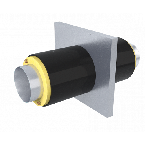 Опора неподвижная ППУ вариант Б тип 1 Ст3сп 26,8х2,8х225х16х1100х125х400 мм ГОСТ 3262-75