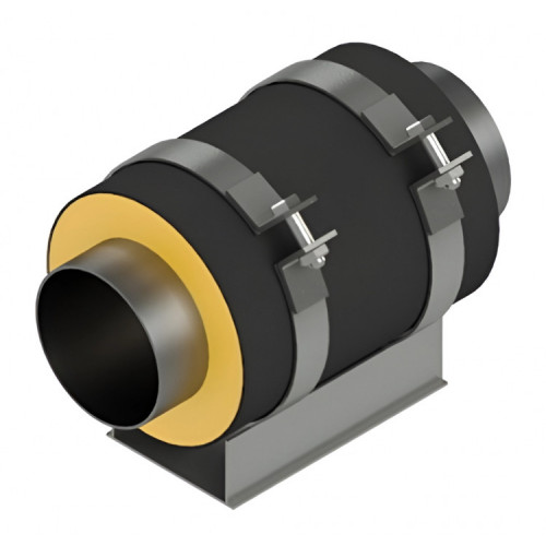 Опора скользящая для прокладки в футляре трубы ППУ 32х140х182,5х377х106,5х340 мм