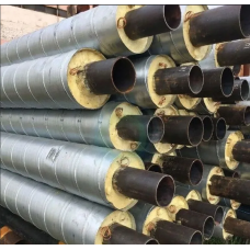 Труба в ППУ изоляции стальная в полиэтиленовой оболочке с МЗИ тип 2 Ст20 89х4,5х180х3х42,5 мм ГОСТ 10704-91