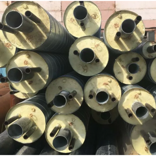 Труба в ППУ изоляции со спутником в полиэтиленовой оболочке тип 1 09Г2С Ду32 108х4 мм ГОСТ 10704-91